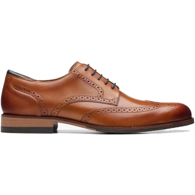 Afbeelding van Clarks Craft Arlo Limit heren veterschoen bruin maat 45 (EU) 10.5 (UK)