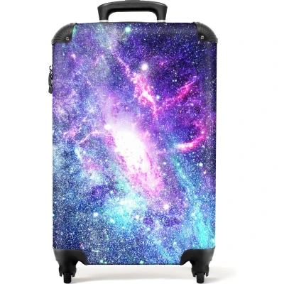 Afbeelding van NoBoringSuitcases.com® Reiskoffer kind ruimte Handbagage koffer kinderen 55x35x25