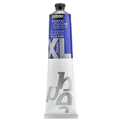 Afbeelding van Pébéo Fijne Olie XL 200 ml Blauwe Olieverf Pebeo Kobaltblauw