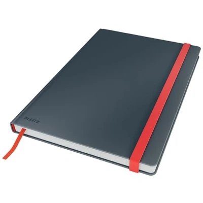 Afbeelding van Leitz Cosy notitieboek met harde kaft, voor ft B5, geruit, grijs