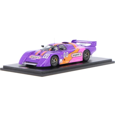 Afbeelding van De 1:43 Diecast Modelauto van March 83G #00 6H Riverside uit 1986. rijders waren J. Adams en Hotchkis. fabrikant het schaalmodel is Spark. Dit model alleen online verkrijgbaar.