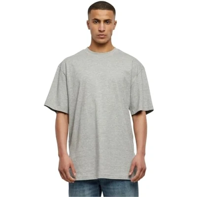 Afbeelding van Urban Classics Basic Crew Neck Tall Tee T shirt heren, Grijs, XXL