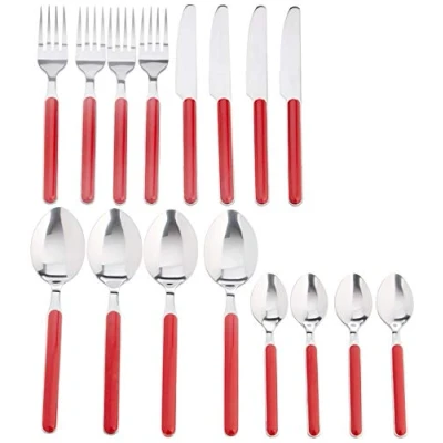 Afbeelding van BRUNNER Delice Campingbestekset, 16 delig, rood