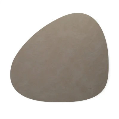 Afbeelding van LIND DNA Placemat Nupo Leer Light Grey 44 x 37 cm