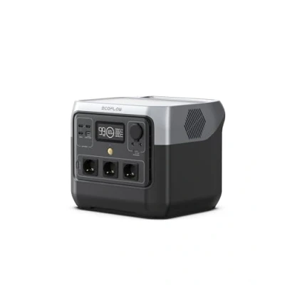 Afbeelding van ECOFLOW Portable Power Station RIVER 2 Pro, LiFeP04 batterij van 768 Wh, snel opladen in 70 minuten, 3x AC uitgangen 800 W, zonnegenerator voor kamperen/campers/gebruik huis
