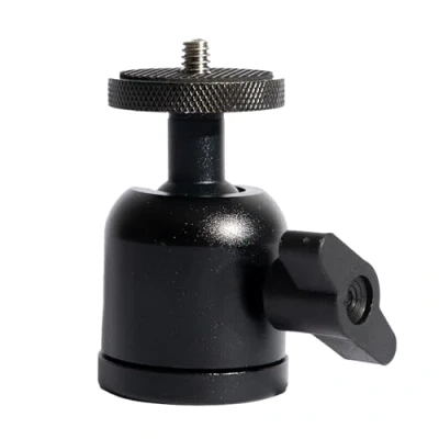 Afbeelding van Stabiele mini kogelkop kogelgewricht voor zwaardere toepassingen zware belasting 1/4 inch schroef bal hoofd en 3/8 schroefdraad statiefkop