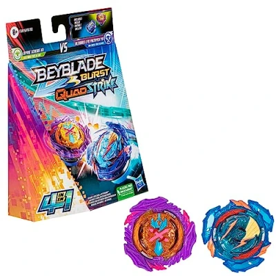 Afbeelding van Beyblade Quad Strike: Ultimate Evo Valtryek And Divine Tol