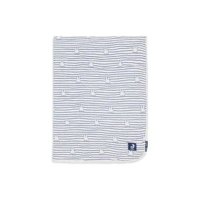 Afbeelding van Jollein x Nijntje Miffy Stripe Navy Hydrofiel 75x100 cm Wiegdeken 521 511 68008