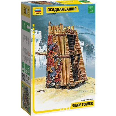 Afbeelding van 1:72 Zvezda 8513 Belegeringstoren voor Diorama Plastic Modelbouwpakket