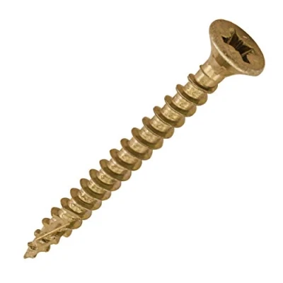 Afbeelding van TIMco C2 Multifunctionele geavanceerde schroeven 4.0 x 40mm Pozi Verzonken Kop Geel (Doos 200) 40040C2