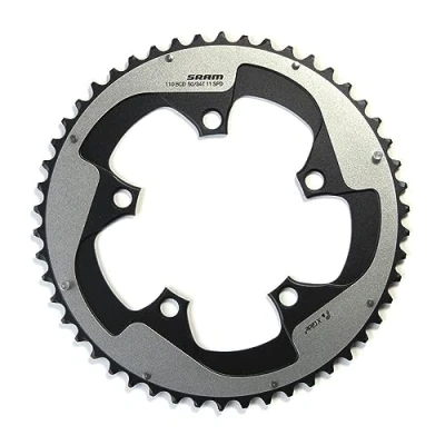 Afbeelding van SRAM Road X Glide Yaw Chainring Red/Force 110mm Bolt Circle, zwart Uitvoering 50T, Red 22 (50/34)