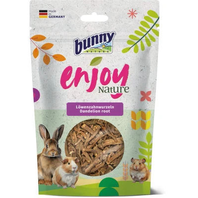 Afbeelding van 3x100g Natuurlijke Stukjes Paardenbloemwortel Bunny Nature Knaagdiersnacks