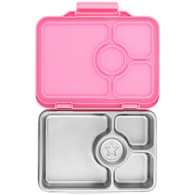Afbeelding van Yumbox Prêt RVS 4 vakken Versailles Pink
