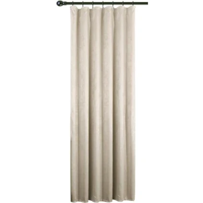 Afbeelding van WOLTU 1 X gordijn thermisch met lint,Verduisterend fluweel 135x245cm,Gebroken Wit VH5886cm