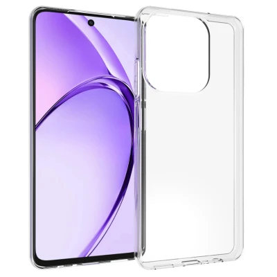 Afbeelding van Oppo A60 (5G) Hoesje Siliconen en TPU (zacht) Accezz Softcase/Backcover Transparant Telefoonhoesje