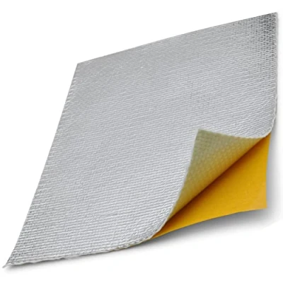 Afbeelding van Easyboost Zelfklevende Isolerende Plaat 25x20cm Uitlaat Hitteschild Hoge Temperatuur voor Motorfiets Quad Scooter Bike Pocket Enduro Thermische (1 plaat)