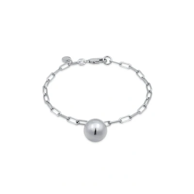 Afbeelding van Elli Kugel Armband, Dames, Maat: 18, Silber