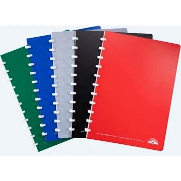 Afbeelding van Atoma Eco schrift, ft A4, 144 bladzijden, commercieel geruit, geassorteerde kleuren