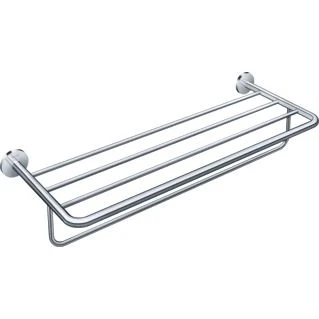 Afbeelding van Hansgrohe axor universal circular rek met handdoekhouder chroom 42843000
