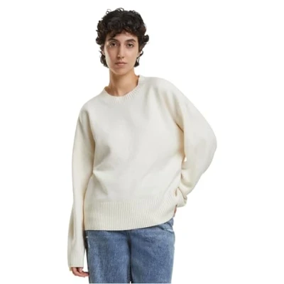Afbeelding van Urban Classics Damestrui, extra zacht, oversized sweater, maten XS 5XL, witzand., XL