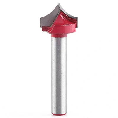 Afbeelding van Akozon V groeffrees 6 mm schacht 3D CNC gravure groef naaldpunt frees houtbewerking bit carving gereedschap wolfraam staal scherp snijgereedschap (12 mm)
