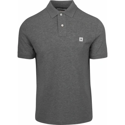 Afbeelding van King Essentials The Rene Poloshirt Antraciet maat XL heren met Modern fit Pasvorm Katoen
