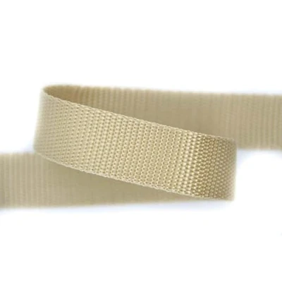 Afbeelding van NTS Nähtechnik 25 mm 5 m band 100 procent polypropyleen beige, GB 5m PP 25mm 1337