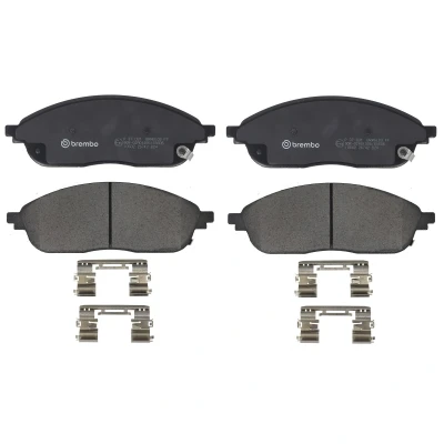 Afbeelding van BREMBO P 37 031 Remblokkenset Met akoestische slijtagewaarschuwing plunjerclip toebehoren JEEP: Grand Cherokee V (WL) 2.0 4xe Plug in Hybrid