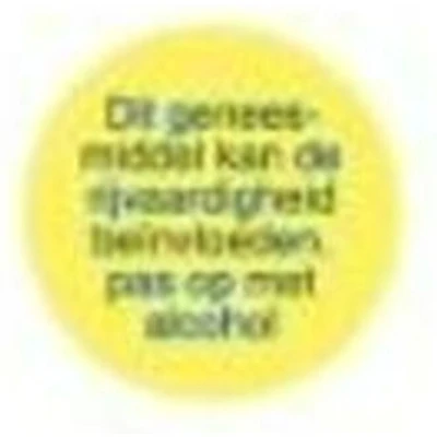 Afbeelding van Blockland Strooketiket Rijvaardigheid Rond Geel 16mm, 1000 stuks