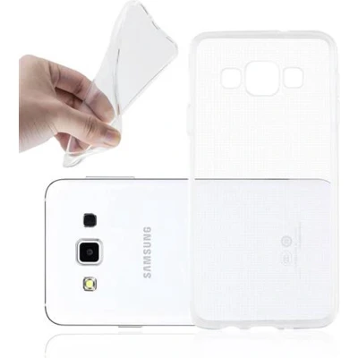Afbeelding van Cadorabo Hoesje geschikt voor Samsung Galaxy A3 2015 in VOLLEDIG TRANSPARANT Beschermhoes Cover gemaakt van TPU
