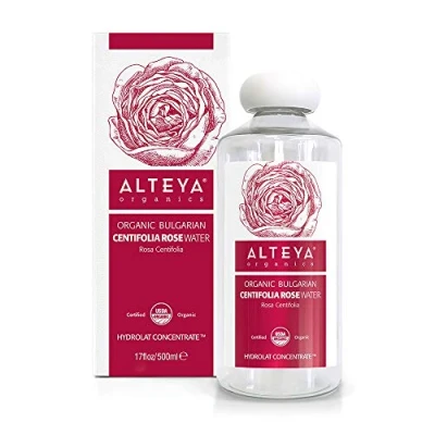 Afbeelding van Alteya Organic Centifolia Rozenwater 500 ml GROTE FLES 100% USDA biologisch gecertificeerd puur authentiek natuurlijk ‘Rosa Centifolia’ bloesemwater