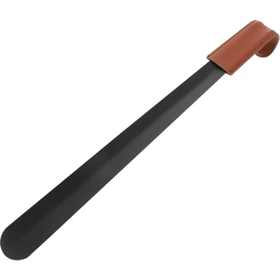 Afbeelding van schoenlepel lang metaal rvs Schoentrekker 42cm