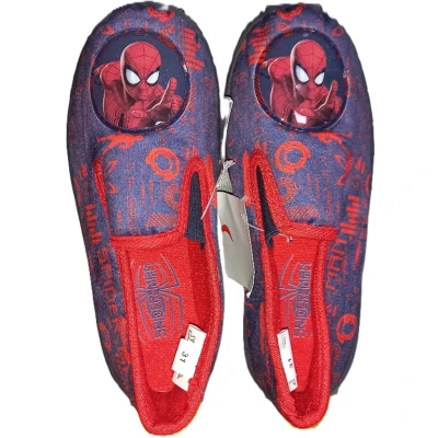 Afbeelding van Spiderman pantoffels sloffen instappers rubberen zool maat 31