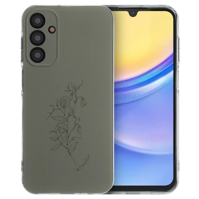 Afbeelding van Samsung Galaxy A15 (5G) Hoesje Siliconen en TPU (zacht) iMoshion Softcase/Backcover Groen Telefoonhoesje
