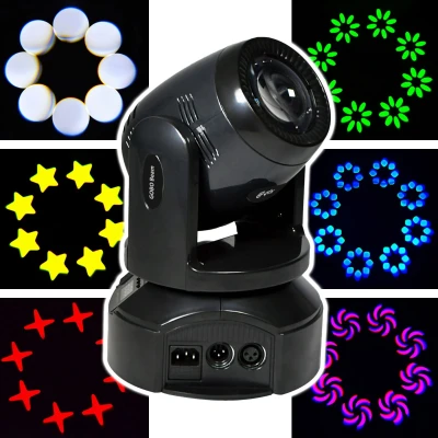 Afbeelding van QTX GOBO Beam 100W LED Moving Head met 7 gobo&#039;s