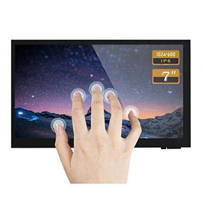 Afbeelding van Ingcool 7 inch Touchscreen Monitor for Raspberry Pi 1024x600 Resolutie IPS scherm Display 7&quot; HDMI LCD voor Pi, Jetson Nano Developer Kit, PC Ondersteunt Verschillende Systemen