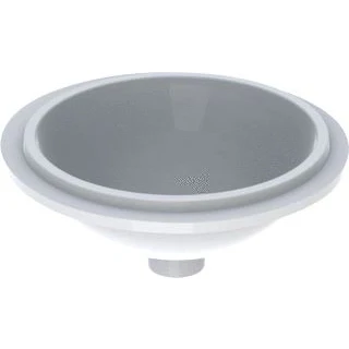 Afbeelding van Geberit VariForm onderbouwwastafel rond wit (39 x 39 cm) zonder