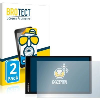 Afbeelding van BROTECT (2 Stuks) Antireflecterende Beschermfolie voor Garmin Camper 780 Anti Glare Screen Protector, Mat, Ontspiegelend