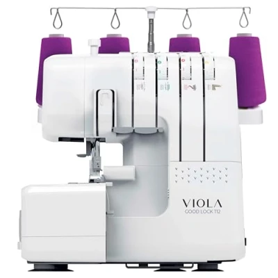 Afbeelding van VIOLA Look T12 overlock naaimachine met 12 steken, differentiaal, vrije armnaden