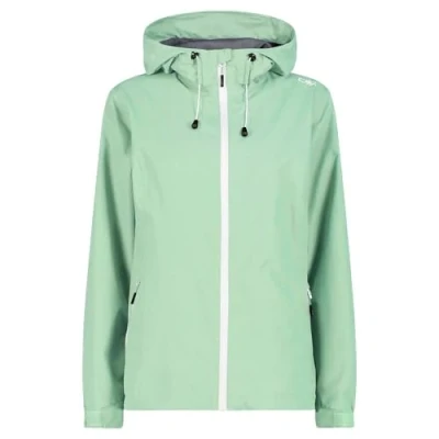 Afbeelding van CMP Woman Jacket FIX HOOD Regenjas, Dames, Maat: 44, Jade