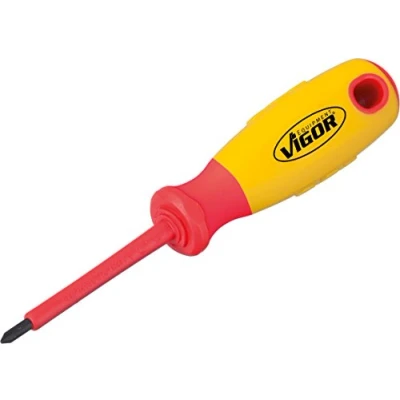 Afbeelding van VIGOR V2062 VDE Kruiskop schroevendraaier PH 0 Koplengte: 75 mm