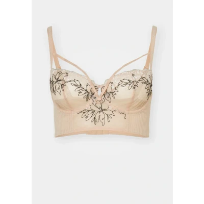Afbeelding van Chantelle dames Spice bustier van kant in de kleur Beige, maat: D70