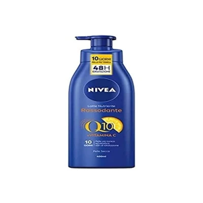 Afbeelding van Nivea Body Fluid, Voedende melk, verstevigend Q10, droge huid, 400 ml