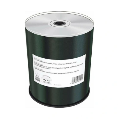 Afbeelding van CD R 700MB80min 52x speed, silver, inkjet fullsurface printable, Cake