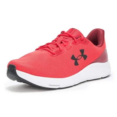 Afbeelding van Under Armour Hardloopschoenen voor op de weg, Heren, Maat: 40, Red Textiel/ synthetisch