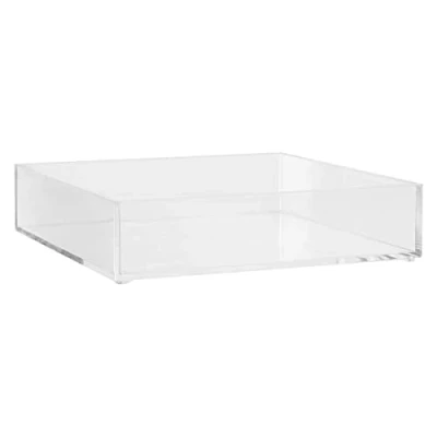 Afbeelding van Sieraden/make up houder/box 20 x 5 cm van kunststof Nagellak box Sieraden Make Organizer