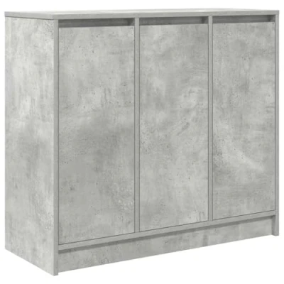 Afbeelding van vidaXL Dressoir 85x34x76 cm bewerkt hout betongrijs