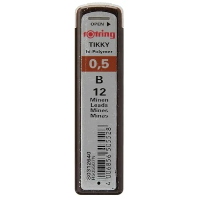 Afbeelding van rOtring Pencil Leads 0.5 B