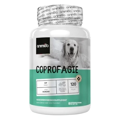 Afbeelding van Animigo Coprofagie voor Honden tabletten Tegen eten van ontlasting 120 met natuurlijke ingrediënten