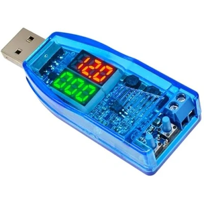 Afbeelding van 1 stuks dubbele LED DC 5V naar 1V 24V USB Step Down Buck Converter Boost voeding